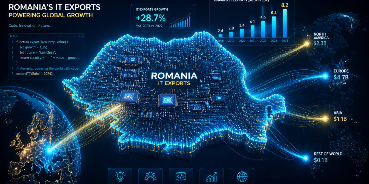 Exporturi IT România: Sectorul Tehnologic ca Motor de Creștere