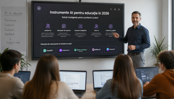 Profesorul digital: instrumente AI folosite la clasă în 2026
