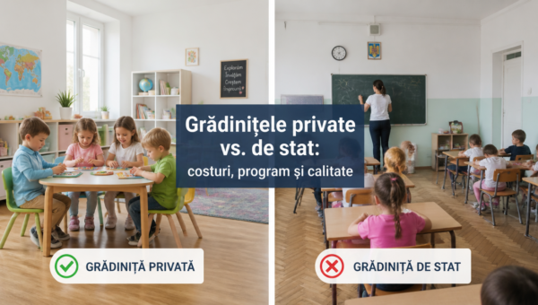 Grădinițele private vs. de stat: costuri, program și calitate