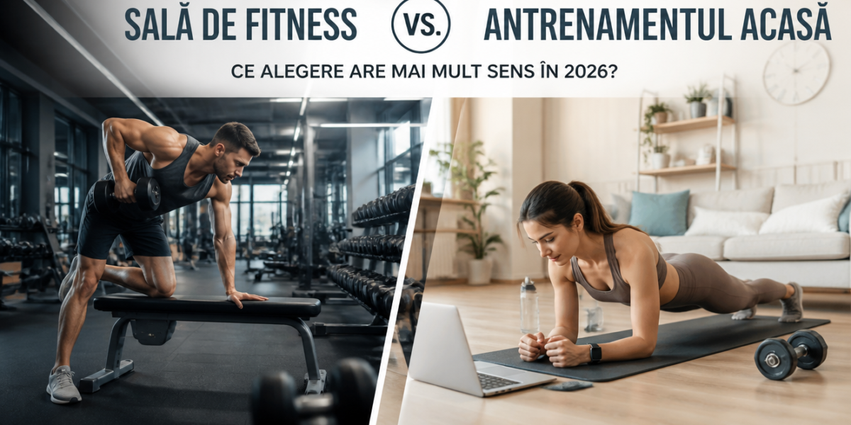 Sala de fitness vs. antrenamentul acasă: ce alegere are mai mult sens în 2026
